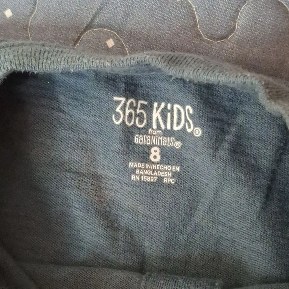 365 Kids from Garanimals Blue and Light Gray Sharks Short Set size 8